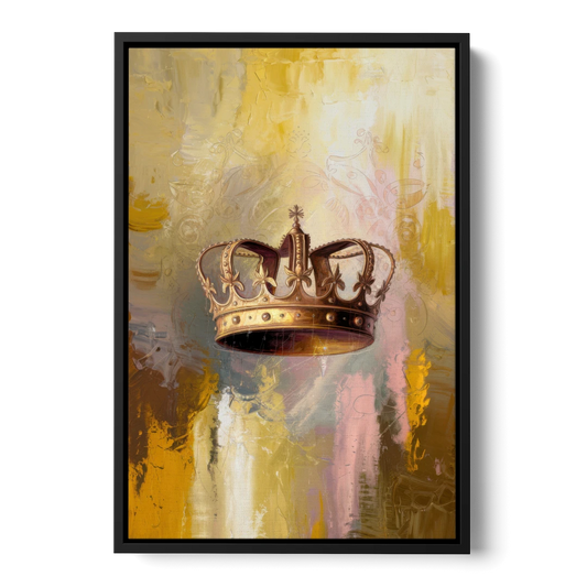 Corona Golden Hour - Black Framed Canvas Wall Art - Front