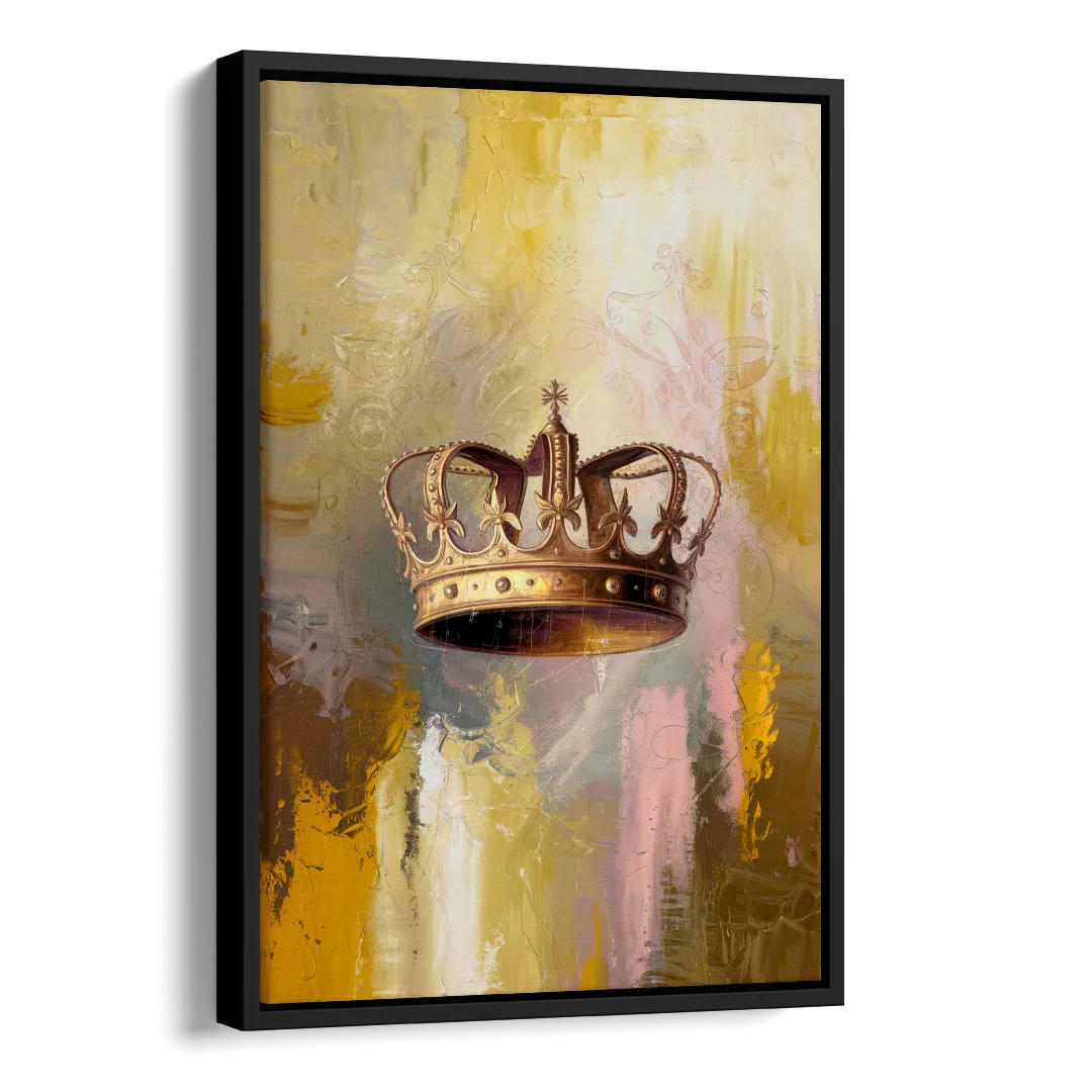 Corona Golden Hour Side - Black Canvas Wall Art