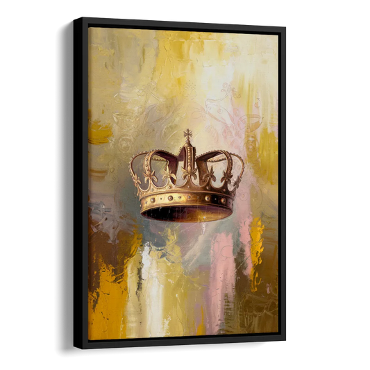 Corona Golden Hour Side - Black Canvas Wall Art