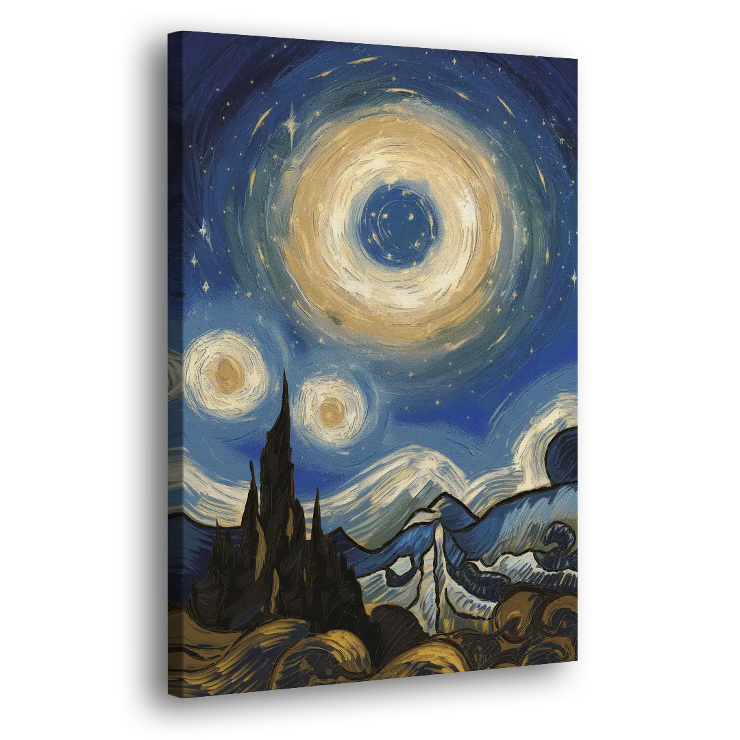 Corona Nightscape Glow Side - Canvas Wall Art