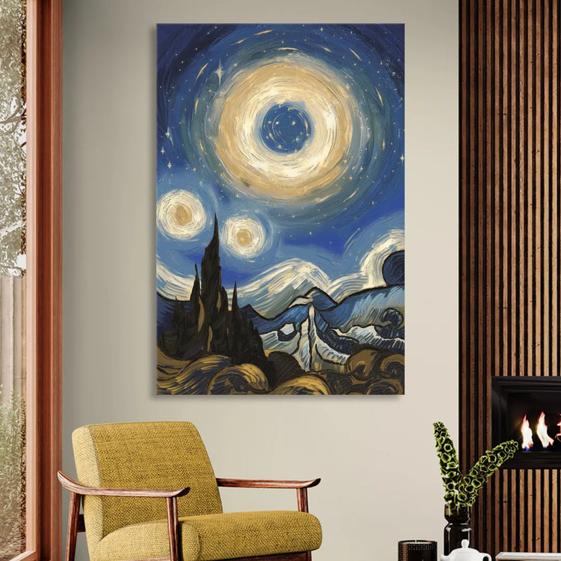 Corona Nightscape Glow Living Room - Canvas Wall Art