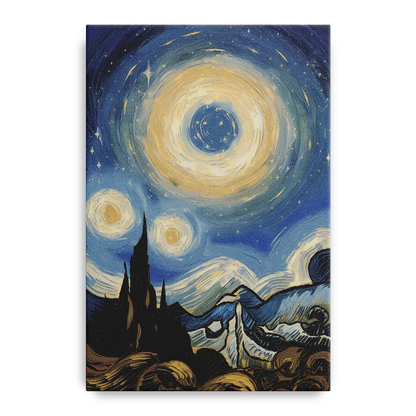 Corona Nightscape Glow Front - Canvas Wall Art