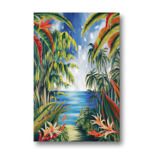 Corona Palm Tree Paradise - Canvas Wall Art - Front