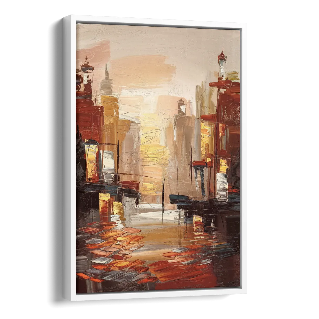 Corona Serene Landscape Side - White Canvas Wall Art