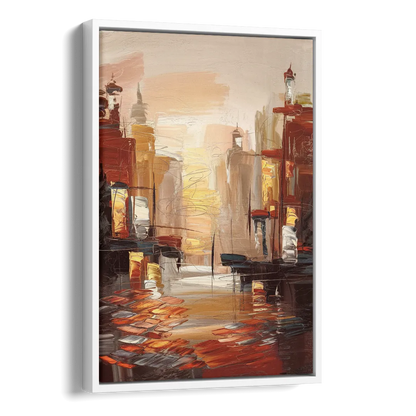 Corona Serene Landscape Side - White Canvas Wall Art