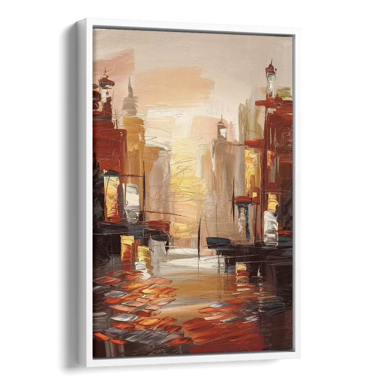 Corona Serene Landscape Side - White Canvas Wall Art