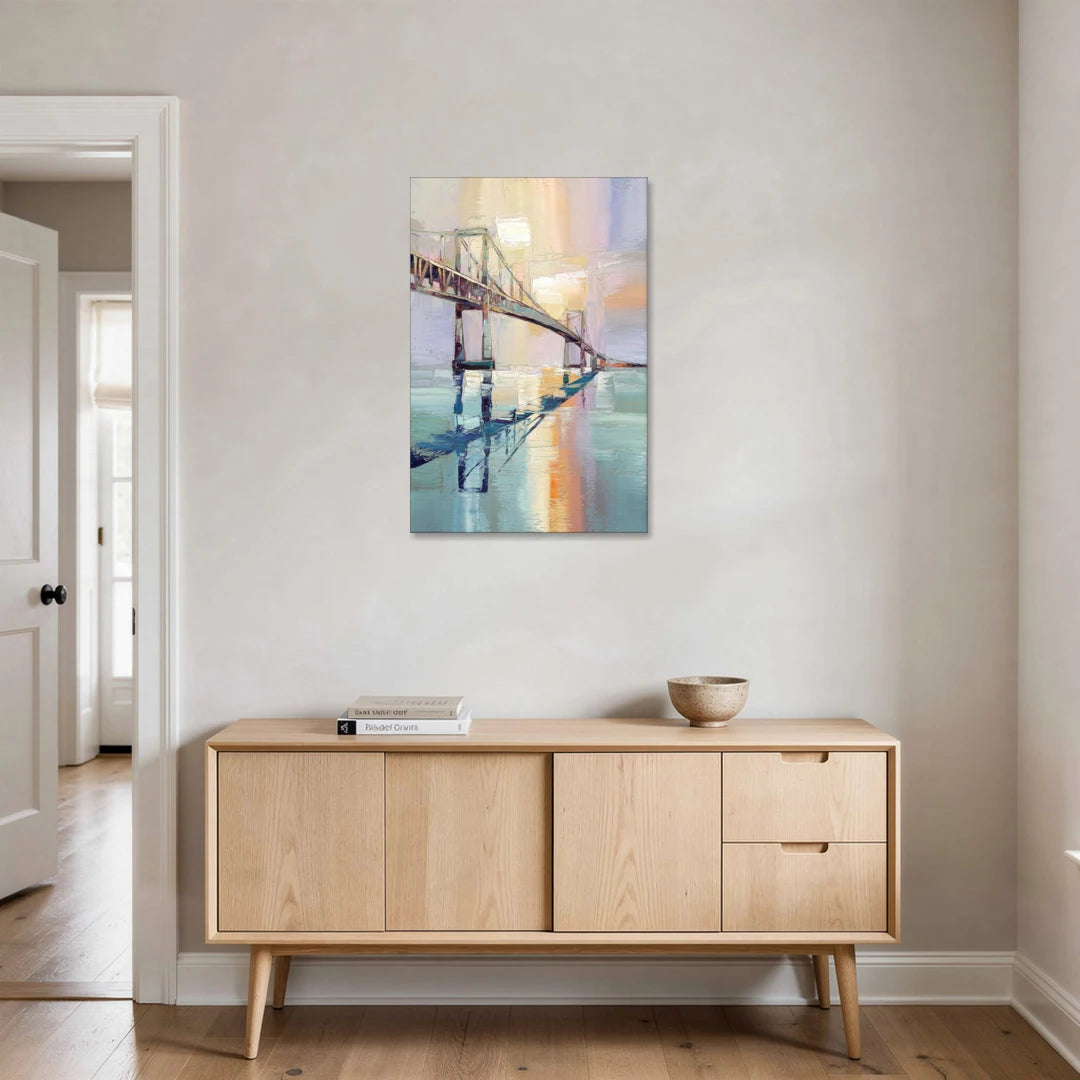 Corpus Christi Harbor Bridge - Canvas Wall Art - Coffee Table - 24x36