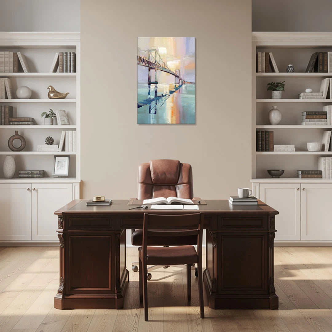 Corpus Christi Harbor Bridge - Canvas Wall Art - Office - 24x36