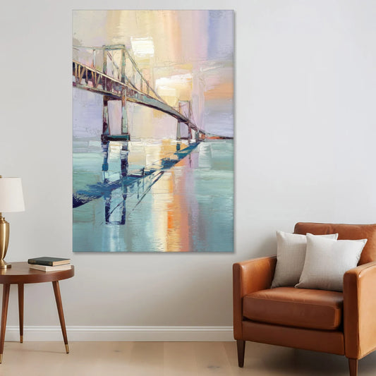 Corpus Christi Harbor Bridge - Canvas Wall Art - Sofa - 40x60