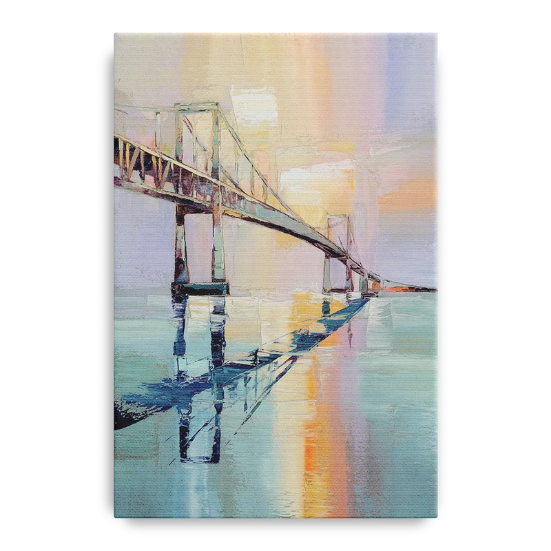 Corpus Christi Harbor Bridge Front - Canvas Wall Art