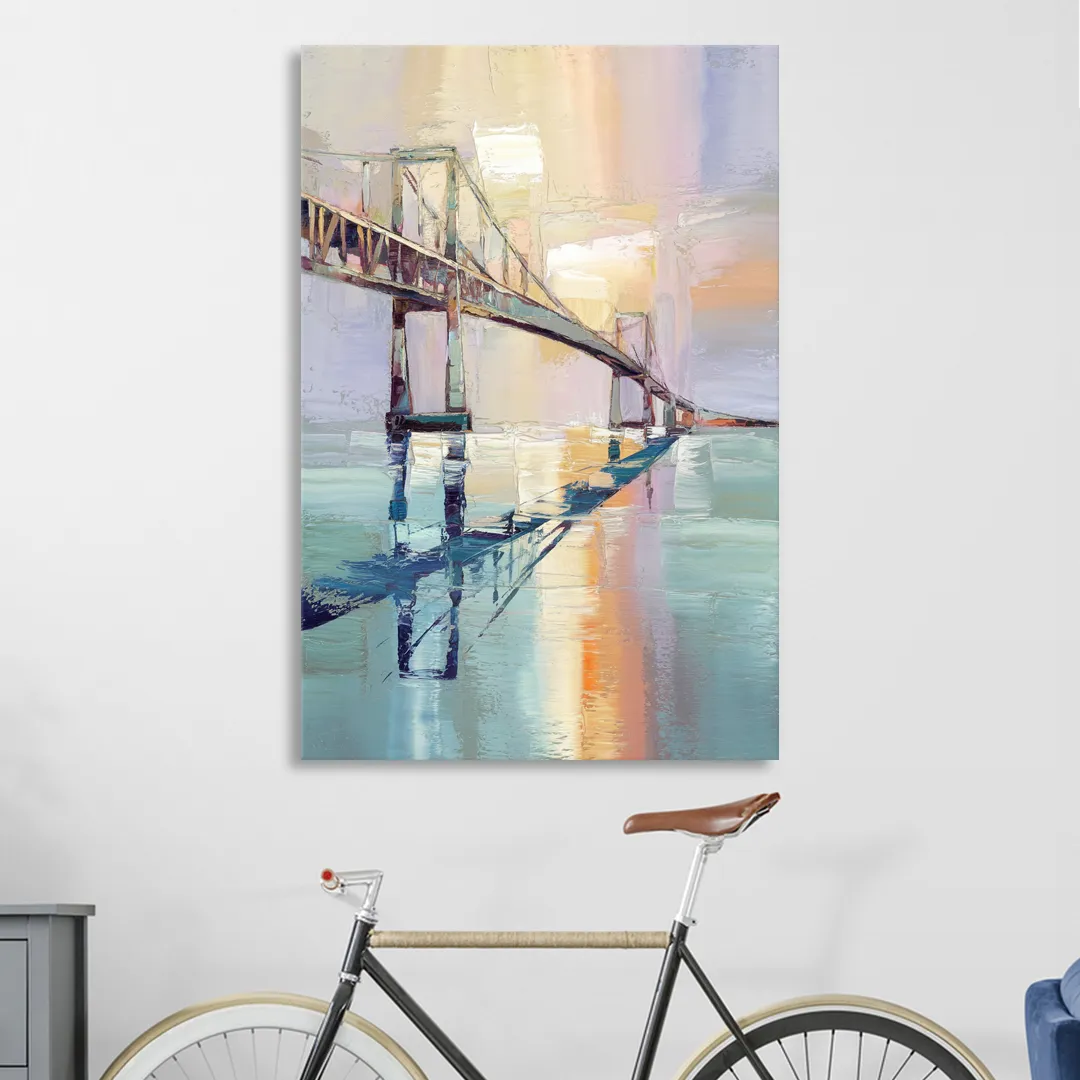 Corpus Christi Harbor Bridge Living Room - Canvas Wall Art