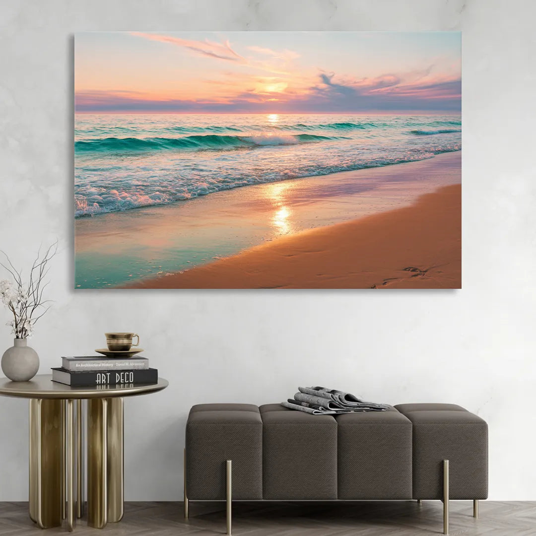 Corpus Christi Padre Island Living Room - Canvas Wall Art