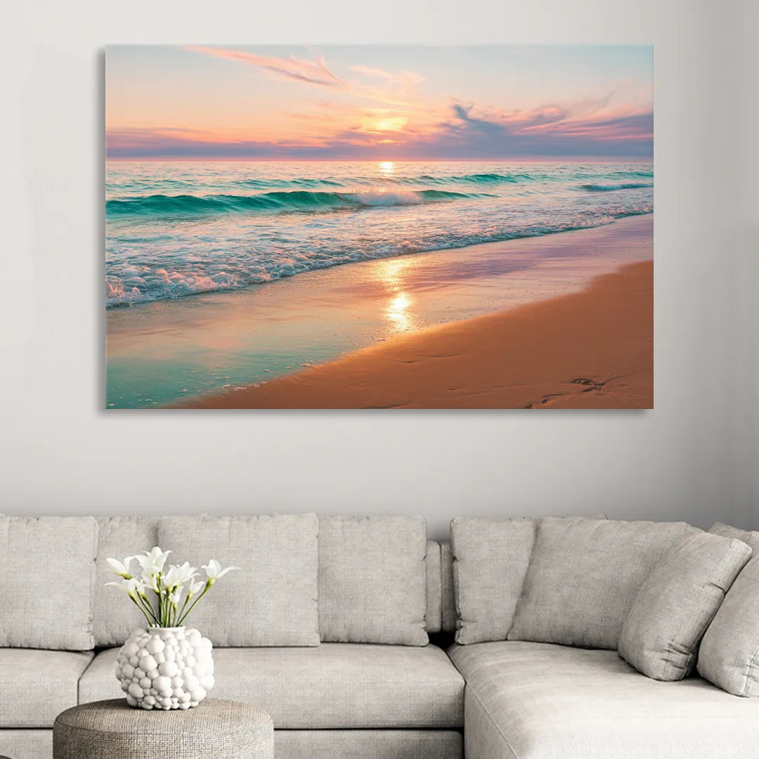 Corpus Christi Padre Island Sitting Room - Canvas Wall Art