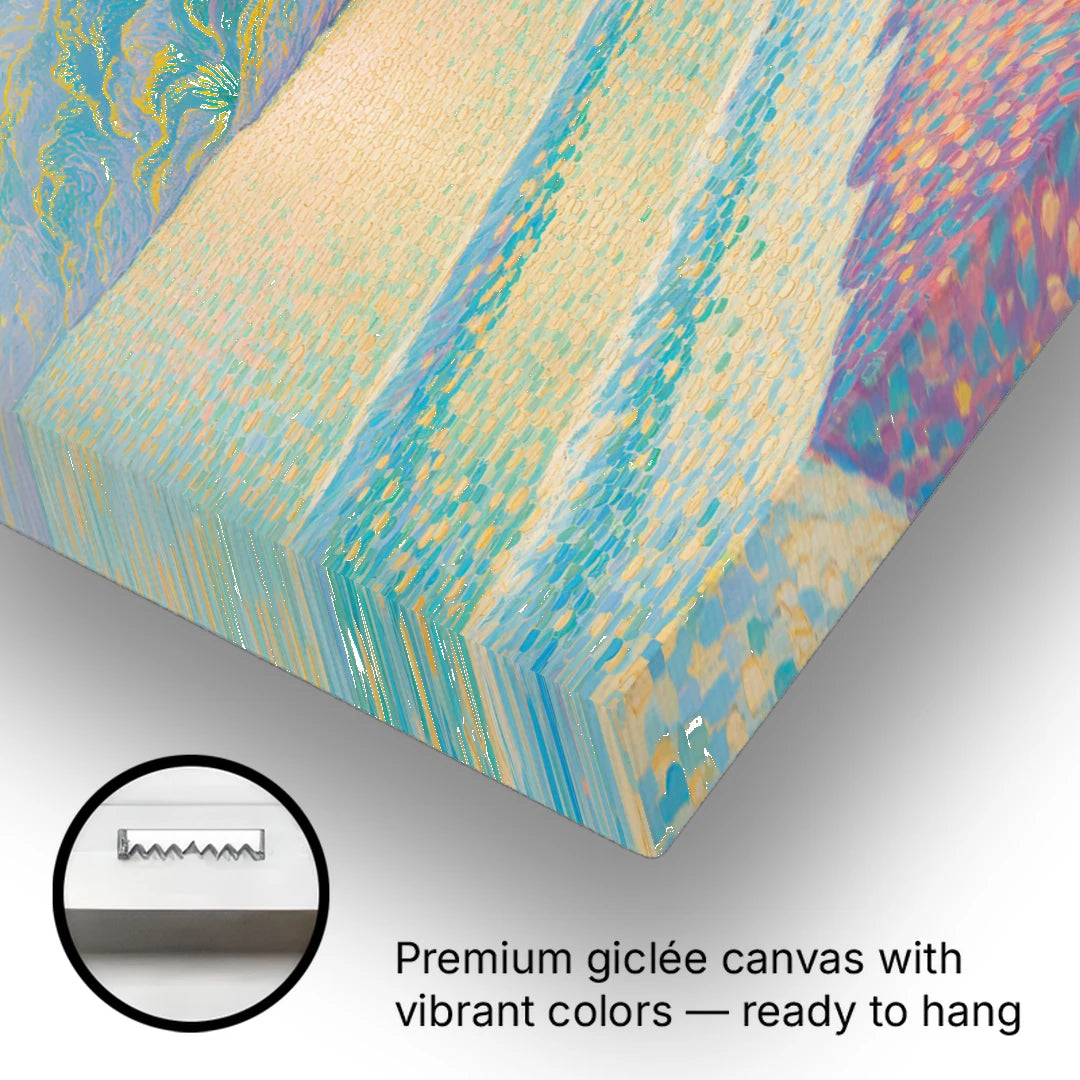 Cote d'Azur Bliss - Canvas Wall Art - Gallery Wrap Corner