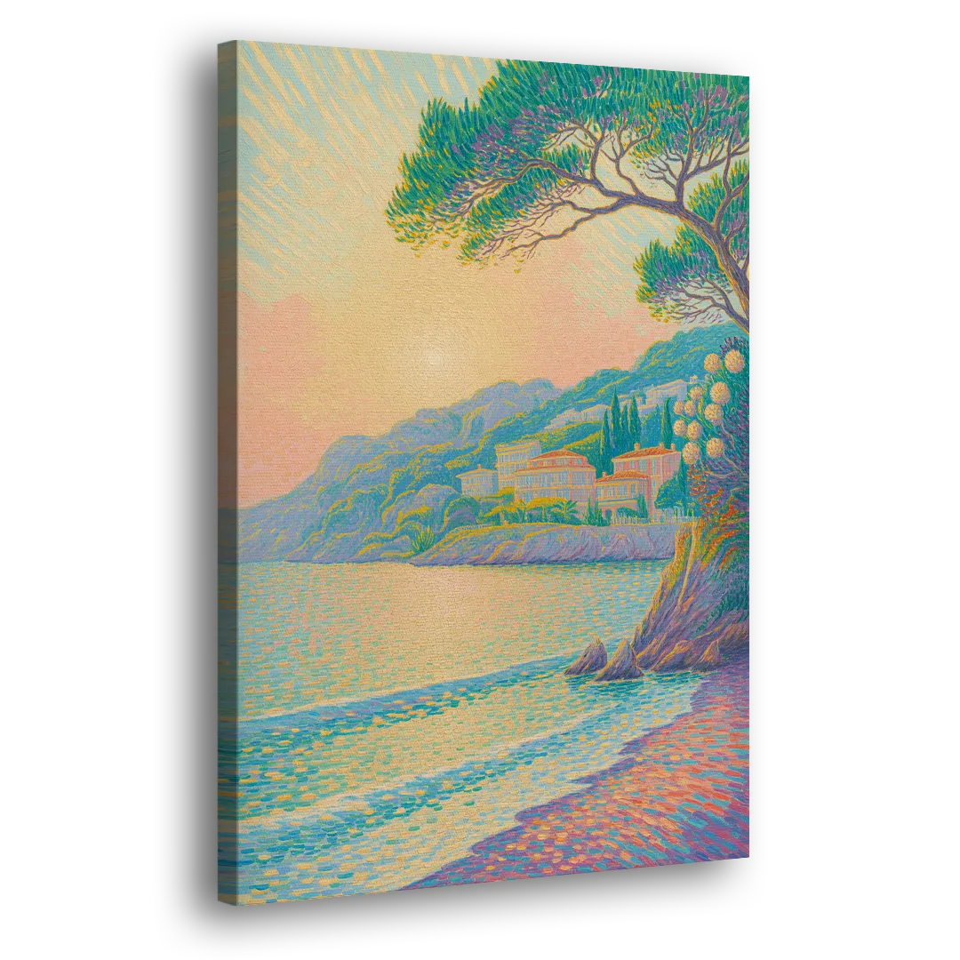 Cote d'Azur Bliss Side - Canvas Wall Art