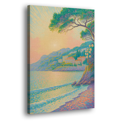 Cote d'Azur Bliss Side - Canvas Wall Art
