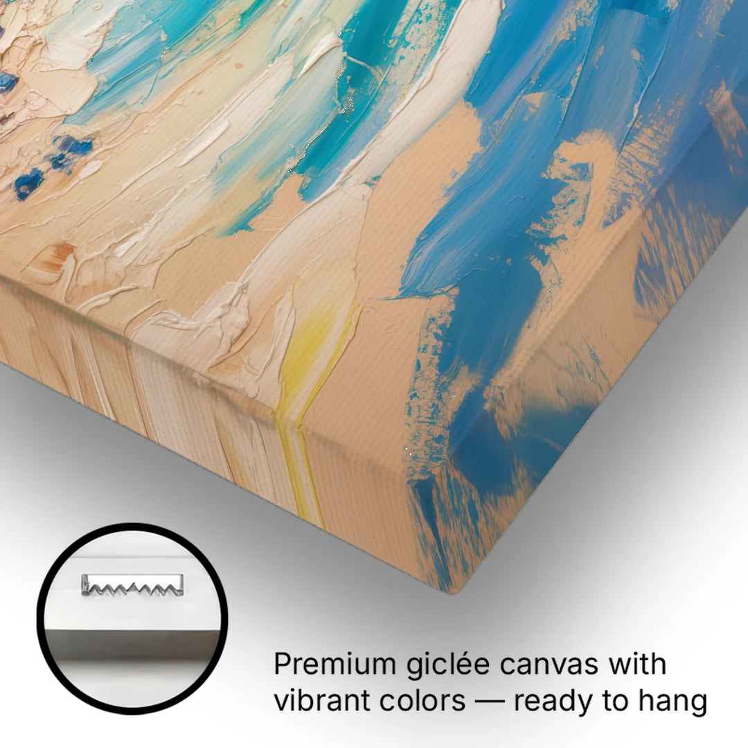 Cozumel Turquoise Coast - Canvas Wall Art - Gallery Wrap Corner