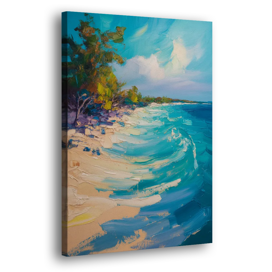 Cozumel Turquoise Coast Side - Canvas Wall Art
