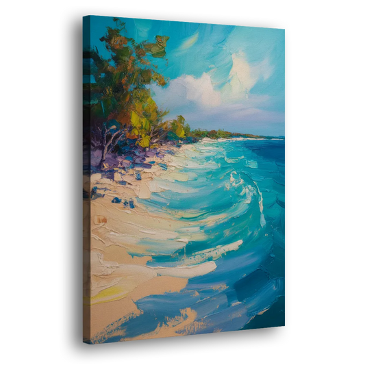 Cozumel Turquoise Coast Side - Canvas Wall Art