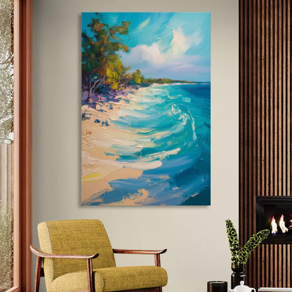 Cozumel Turquoise Coast Sitting Room - Canvas Wall Art