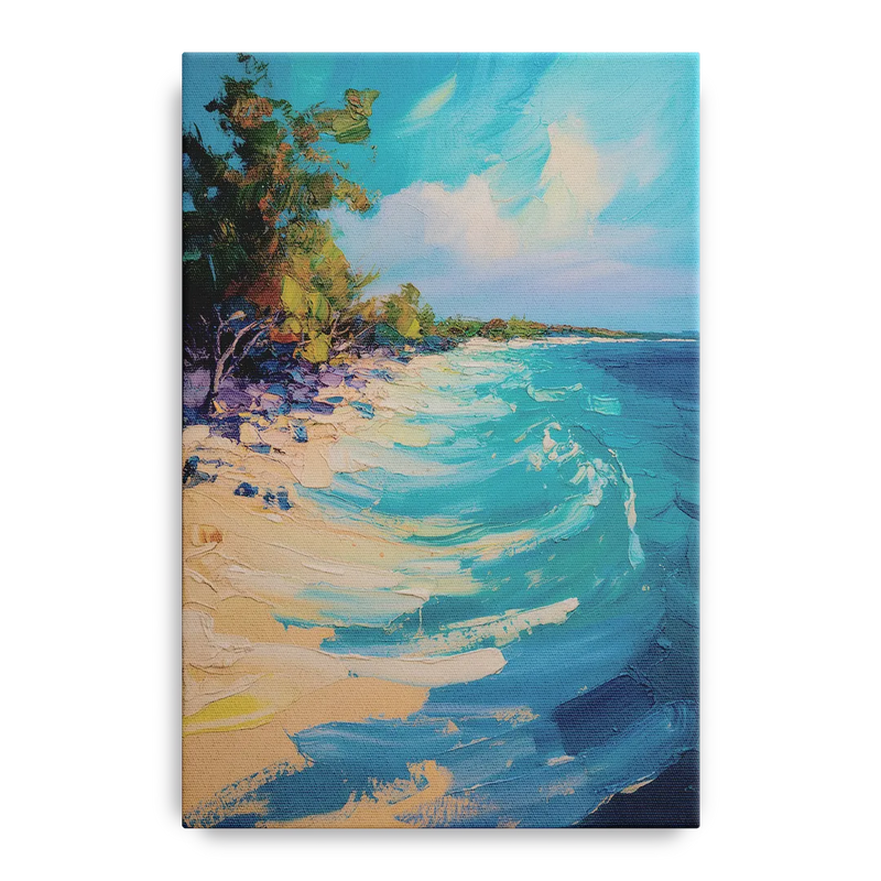 Cozumel Turquoise Coast Front - Canvas Wall Art