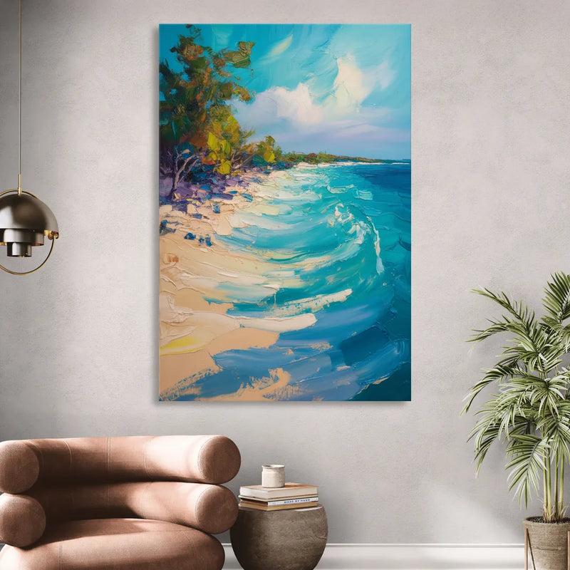 Cozumel Turquoise Coast Living Room - Canvas Wall Art
