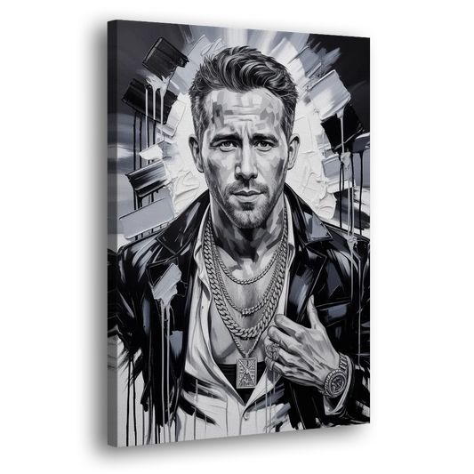 Crimson Charm Side - Canvas Wall Art