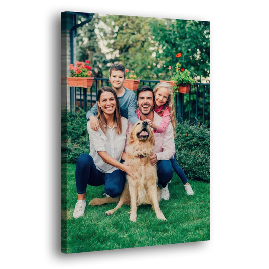 Custom Canvas Photo Prints - Portrait Side - Canvas Wall Art