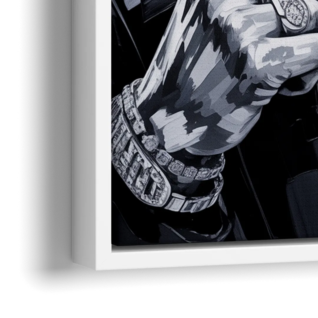 Daily Smile - Close-Up White Frame Canvas