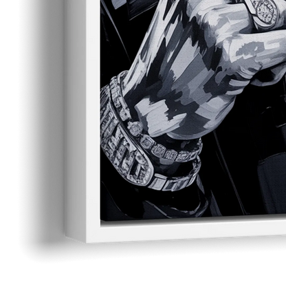 Daily Smile - Close-Up White Frame Canvas