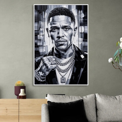 Daily Smile Sitting Room - White Canvas Wall Art