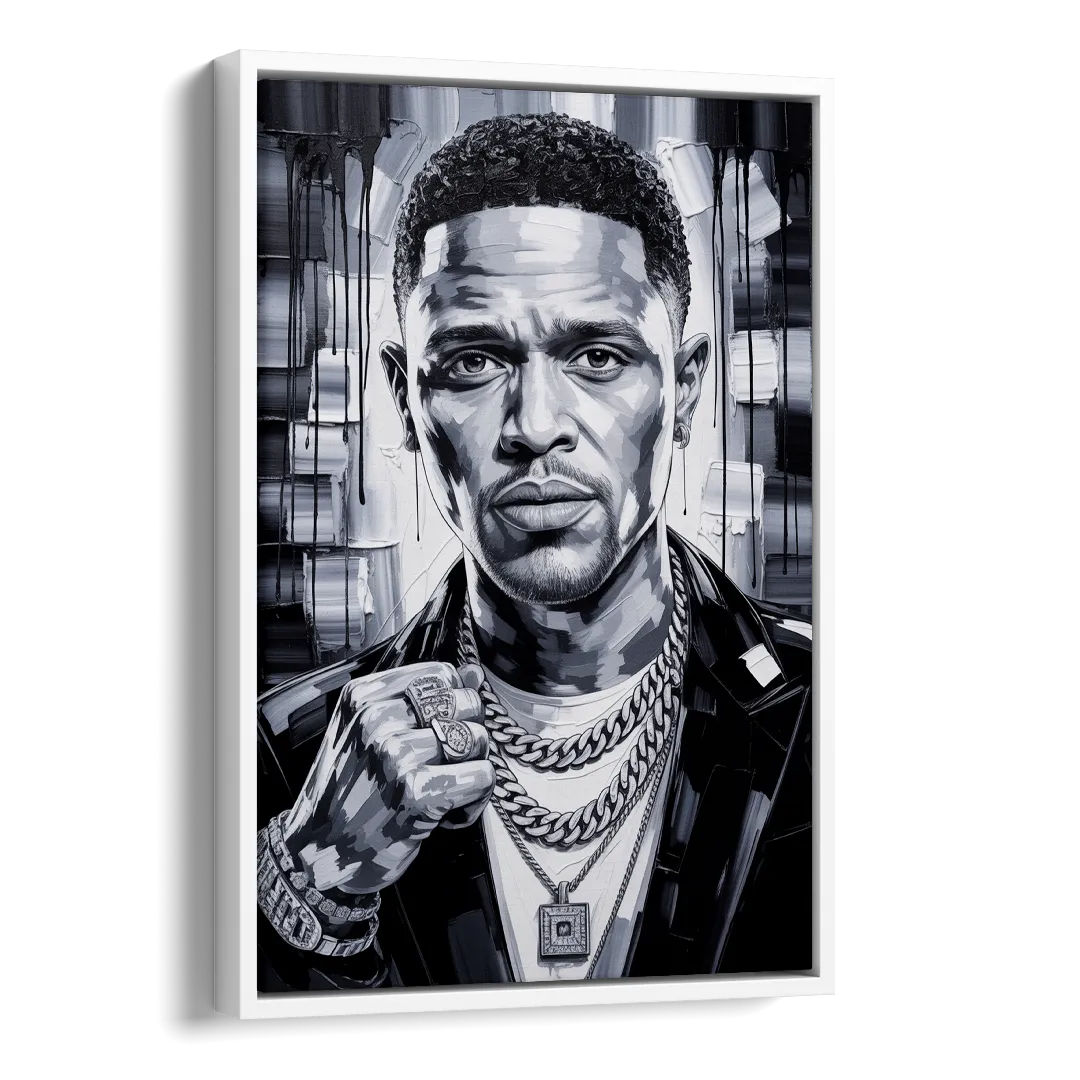 Daily Smile Side - White Canvas Wall Art