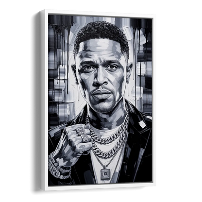 Daily Smile Side - White Canvas Wall Art