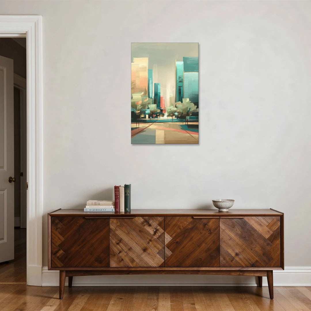 Dallas Arts District - Canvas Wall Art - Coffee Table - 24x36