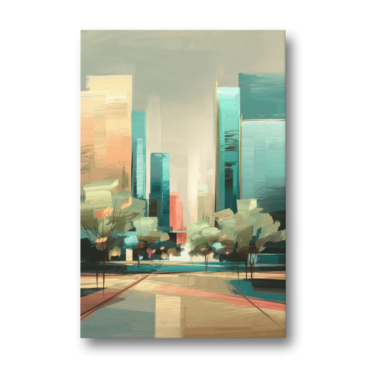 Dallas Arts District - Canvas Wall Art - Front