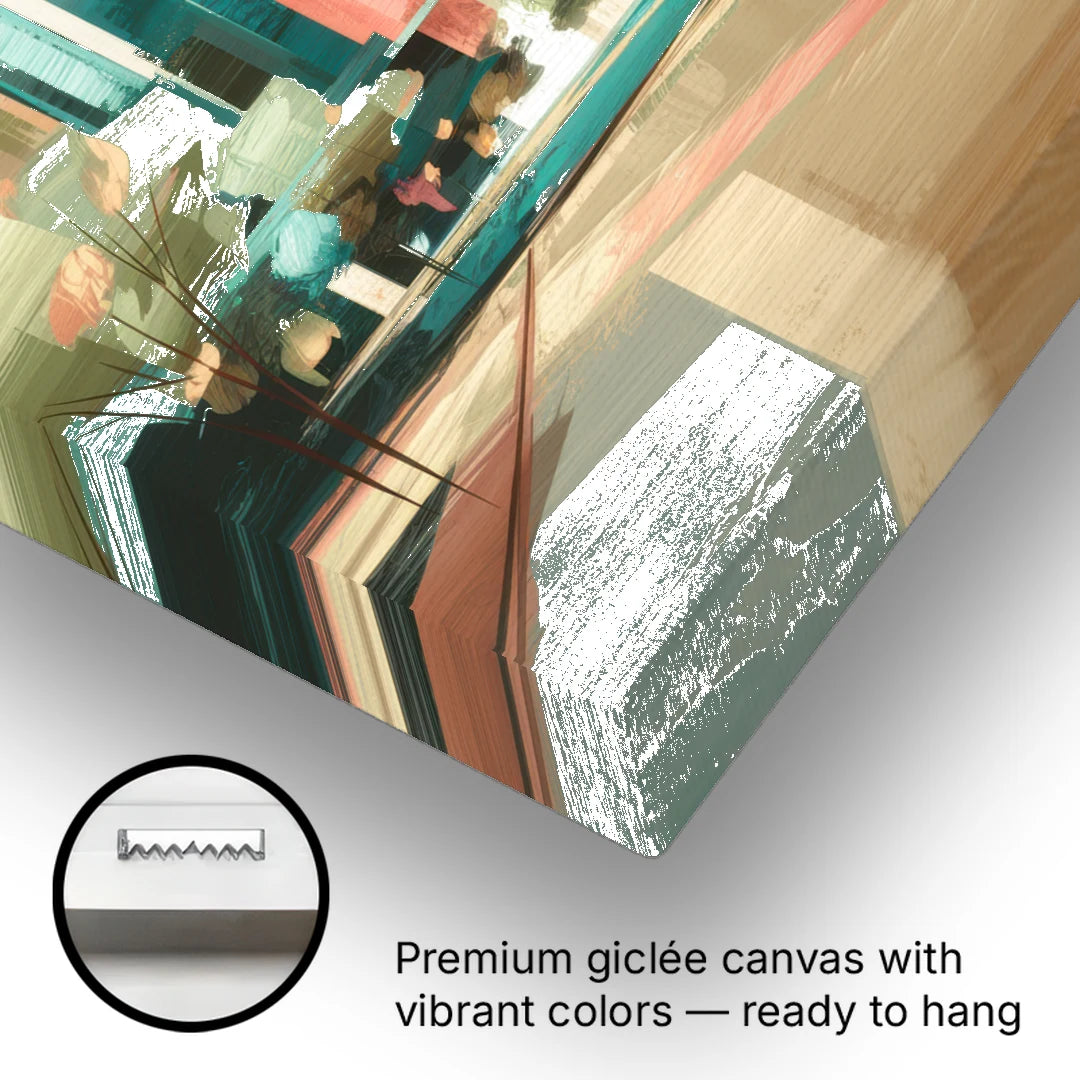 Dallas Arts District - Canvas Wall Art - Gallery Wrap Corner