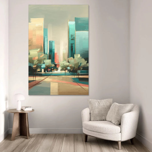 Dallas Arts District - Canvas Wall Art - Sofa - 40x60