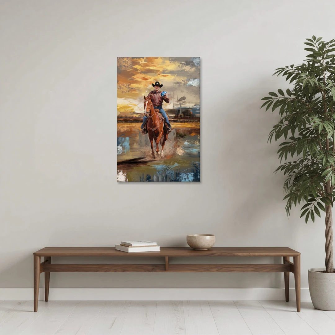 Dallas Cowboy Culture - Canvas Wall Art - Coffee Table - 24x36