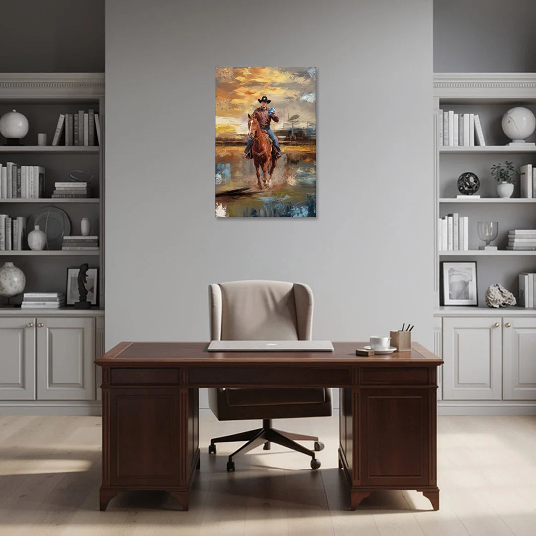 Dallas Cowboy Culture - Canvas Wall Art - Office - 24x36