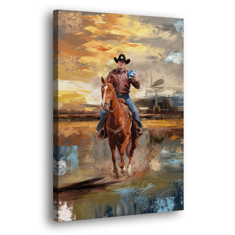 Dallas Cowboy Culture - Canvas Wall Art - Side