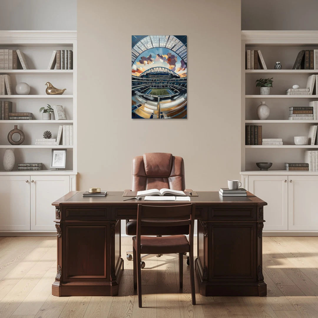 Dallas Cowboys Stadium - Canvas Wall Art - Office - 24x36