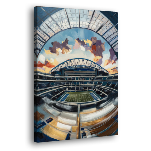 Dallas Cowboys Stadium - Canvas Wall Art - Side