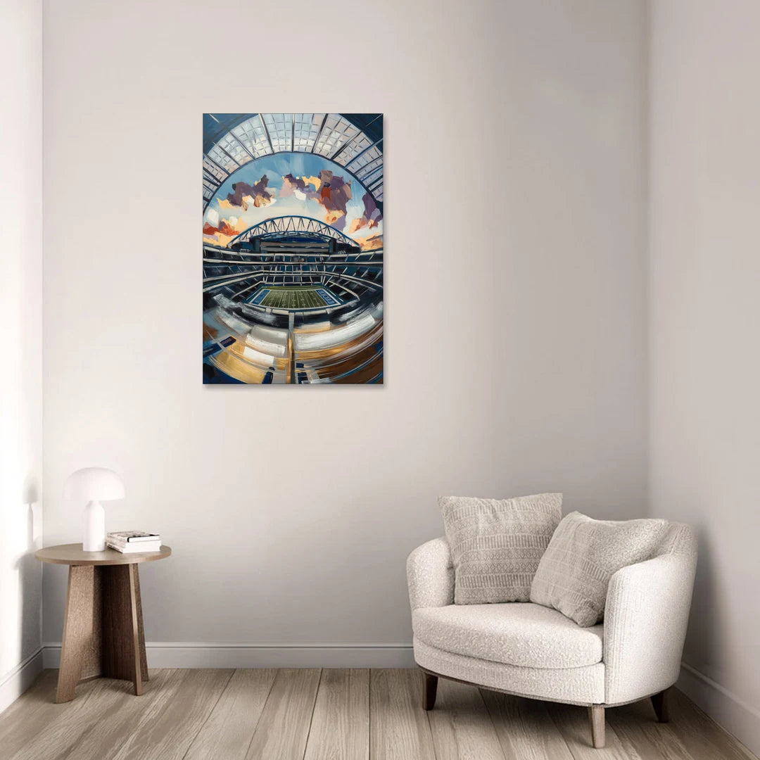 Dallas Cowboys Stadium - Canvas Wall Art - Sofa - 24x36