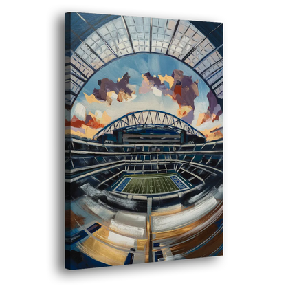 Dallas Cowboys Stadium Side - Canvas Wall Art