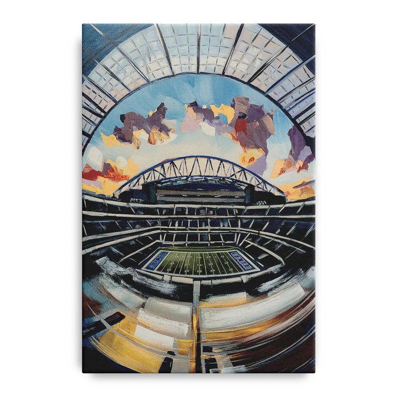 Dallas Cowboys Stadium Front - Canvas Wall Art