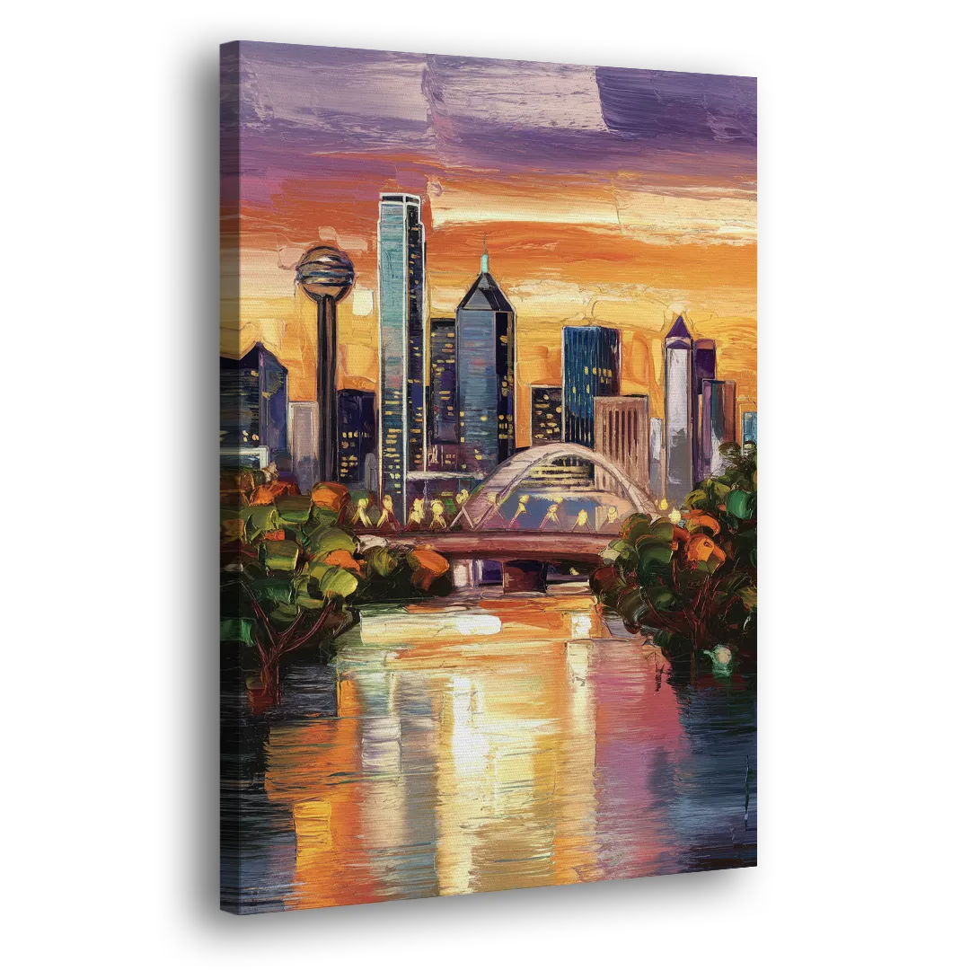 Dallas Cultural Heritage Side - Canvas Wall Art