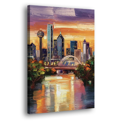 Dallas Cultural Heritage Side - Canvas Wall Art