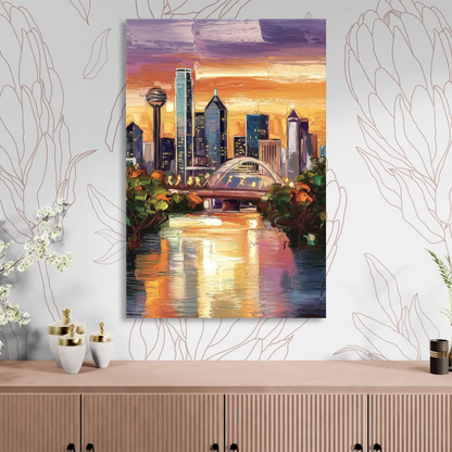 Dallas Cultural Heritage Living Room - Canvas Wall Art