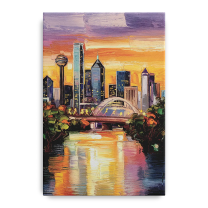 Dallas Cultural Heritage Front - Canvas Wall Art