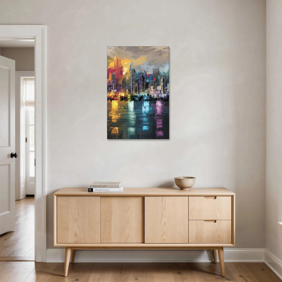 Dallas Design District - Canvas Wall Art - Coffee Table - 24x36